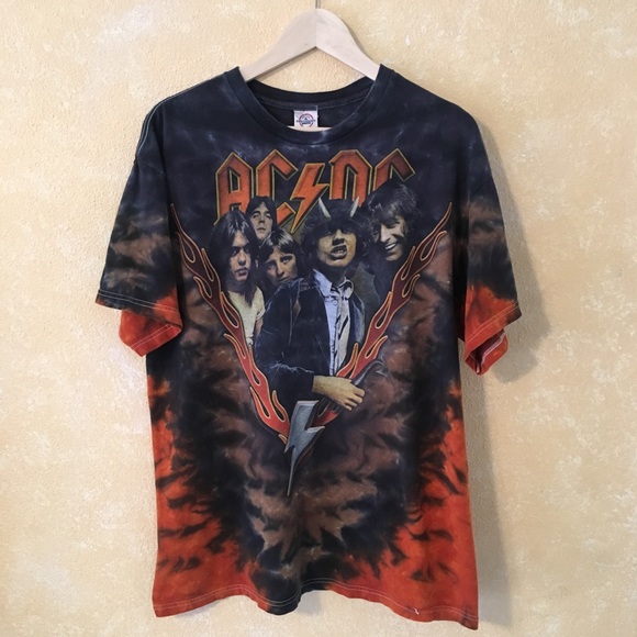 Tops - Vintage AC⚡️DC Tie Dye Tee